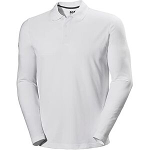Hansen Herren Crewline Ls Polo, Weiß, M Hansen Herren Crewline Ls Polo, Weiß, M