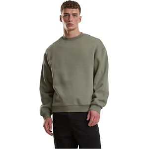 Urban Classics Fluffy Crewneck paleolive, XS Urban Classics Fluffy Crewneck paleolive, XS