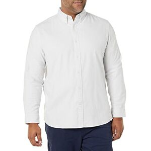 Amazon Essentials Herren Langärmliges Hemd aus Stretch-Oxford in normaler Passform (erhältlich in Big & Tall), Hellgrau Vertikale Streifen, M Amazon Essentials Herren Langärmliges Hemd aus Stretch-Oxford in normaler Passform (erhältlich in Big & Tall), Hellgrau Vertikale Streifen, M
