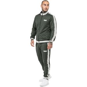 Lonsdale Herren Trainingsanzug schmale Passform ASHWELL 3XL, Olive/White Lonsdale Herren Trainingsanzug schmale Passform ASHWELL 3XL, Olive/White