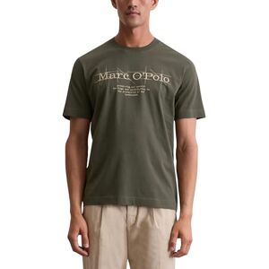 Marc O' Polo Marc OߴPolo Herren T-Shirt aus Bio-Baumwolle mit Logo-Print, Braun (Copley Brown), XS Marc O' Polo Marc OߴPolo Herren T-Shirt aus Bio-Baumwolle mit Logo-Print, Braun (Copley Brown), XS