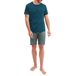CALIDA Relax Streamline Kurz-Pyjama, Schlafanzug Herren, aus 100% Baumwolle deep Petrol 56 CALIDA Relax Streamline Kurz-Pyjama, Schlafanzug Herren, aus 100% Baumwolle deep Petrol 56