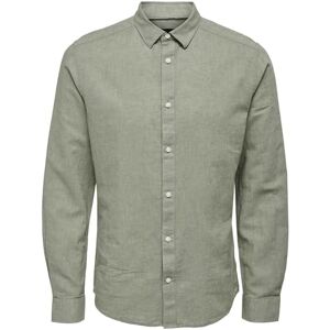 Only & Sons Male Hemd ONSCAIDEN Leinen Hemd Only & Sons Male Hemd ONSCAIDEN Leinen Hemd