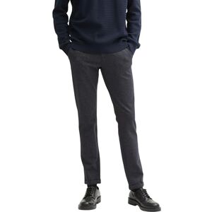 TOM TAILOR Herren Jersey Travis Slim Fit Chino Hose, 36763 Navy White Grindle Wave, 31/36 TOM TAILOR Herren Jersey Travis Slim Fit Chino Hose, 36763 Navy White Grindle Wave, 31/36