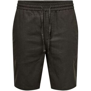 Only & Sons Herren ONSLINUS 0007 COT LIN NOOS Shorts, Demitasse,M Only & Sons Herren ONSLINUS 0007 COT LIN NOOS Shorts, Demitasse,M