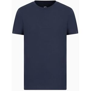 Giorgio Armani Herren Pima Small Logo T-Shirt, Blau, S Giorgio Armani Herren Pima Small Logo T-Shirt, Blau, S