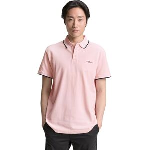TOM TAILOR Herren 1045629 Poloshirt, 38164 Blush Pink Two Tone Pique, L EU TOM TAILOR Herren 1045629 Poloshirt, 38164 Blush Pink Two Tone Pique, L EU