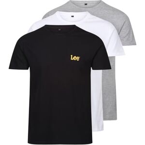 Lee Herren Larkin Herren-T-Shirt, Schwarz/Graumeliert/Weiß, S EU Lee Herren Larkin Herren-T-Shirt, Schwarz/Graumeliert/Weiß, S EU