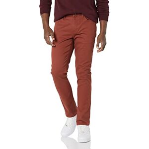 Amazon Essentials Herren 5-Pocket-Stretch-Twillhose, Schlanke Passform, Rostfarben, 36W / 34L Amazon Essentials Herren 5-Pocket-Stretch-Twillhose, Schlanke Passform, Rostfarben, 36W / 34L