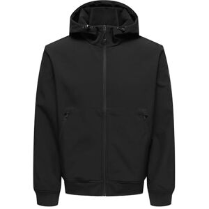 Only & Sons Herren Onsbowie Bomber OTW Softshelljacke, Schwarz, L EU Only & Sons Herren Onsbowie Bomber OTW Softshelljacke, Schwarz, L EU