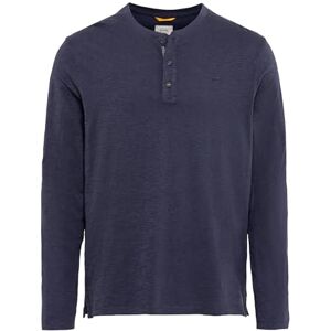 camel active Herren Henleyshirt aus nachhaltigem Organic Cotton Dunkelblau, Menswear-XL camel active Herren Henleyshirt aus nachhaltigem Organic Cotton Dunkelblau, Menswear-XL