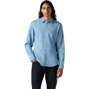Levi's Herren Hemd Battery Housemark mit Logo, Slim Fit, Blau (Osborne Light Wash), XXL Levi's Herren Hemd Battery Housemark mit Logo, Slim Fit, Blau (Osborne Light Wash), XXL