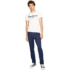 Pepe Jeans Herren Original Stretch N T-shirt, Weiß (White), XS Pepe Jeans Herren Original Stretch N T-shirt, Weiß (White), XS