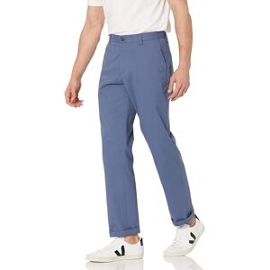 Amazon Essentials Herren Knitterfreie Classic-Fit-Stretch-Chinohose Ohne Bundfalten, Indigo, 35W / 29L Amazon Essentials Herren Knitterfreie Classic-Fit-Stretch-Chinohose Ohne Bundfalten, Indigo, 35W / 29L