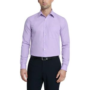 Van Heusen Herren Kleid Shirt Regular Fit Popeline Solid Klassisches Hemd, Lavendel, 41 cm Hals 81 cm-84 cm Ärmel Van Heusen Herren Kleid Shirt Regular Fit Popeline Solid Klassisches Hemd, Lavendel, 41 cm Hals 81 cm-84 cm Ärmel