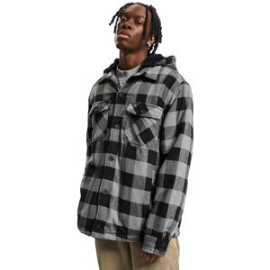 Brandit Lumber Jacket Hooded, Farbe: blk+charco, Größe: 4XL Brandit Lumber Jacket Hooded, Farbe: blk+charco, Größe: 4XL