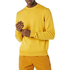Amazon Essentials Herrenpullover mit Rundhalsausschnitt (erhältlich in Big & Tall), Gold, Größe S Amazon Essentials Herrenpullover mit Rundhalsausschnitt (erhältlich in Big & Tall), Gold, Größe S