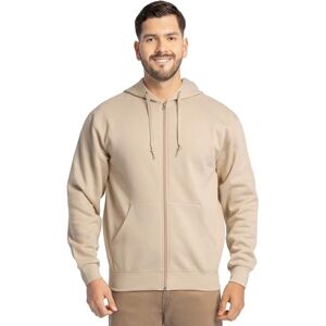 Fruit of the Loom Men's Eversoft Fleece Sweatshirts & Hoodies, Full Zip-Khaki Heather, Medium Fruit of the Loom Men's Eversoft Fleece Sweatshirts & Hoodies, Full Zip-Khaki Heather, Medium