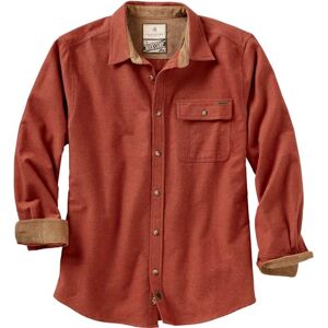 Legendary Whitetails Herren Buck Camp Flanellhemd, langärmelig, Heather Button Down für Herren, Freizeithemd mit Cordmanschetten, Herbst- und Winterkleidung, Barnwood Heather, X-Large Tall Legendary Whitetails Herren Buck Camp Flanellhemd, langärmelig, Heather Button Down für Herren, Freizeithemd mit Cordmanschetten, Herbst- und Winterkleidung, Barnwood Heather, X-Large Tall