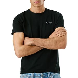 Pepe Jeans Herren Original Basic 3 N T-Shirt, Schwarz (Black), M Pepe Jeans Herren Original Basic 3 N T-Shirt, Schwarz (Black), M