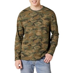 Amazon Essentials Herren Langärmeliges T-Shirt, Normale Passform, Grün Tarnmuster, XXL Amazon Essentials Herren Langärmeliges T-Shirt, Normale Passform, Grün Tarnmuster, XXL