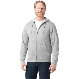 Dickies , Herren, Fleece-Kapuzenweste mit durchgehendem Reißverschluss, regular, Heather Grey, L Dickies , Herren, Fleece-Kapuzenweste mit durchgehendem Reißverschluss, regular, Heather Grey, L