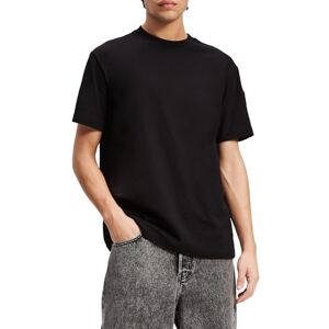KARL LAGERFELD JEANS , Herren, Regular Kurzarm-T-Shirt Mit Gummi-Patch, Normale Passform, Schwarz, L KARL LAGERFELD JEANS , Herren, Regular Kurzarm-T-Shirt Mit Gummi-Patch, Normale Passform, Schwarz, L