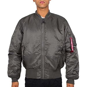 Alpha Herren Jacken MA-1, Grau (Rep.Grey 04), Large Alpha Herren Jacken MA-1, Grau (Rep.Grey 04), Large