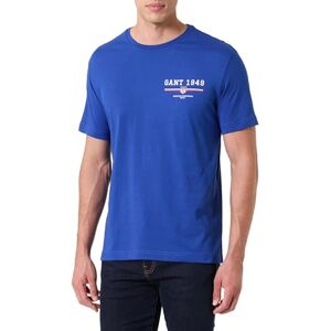 GANT Herren Graphic T-Shirt, Blau, L EU GANT Herren Graphic T-Shirt, Blau, L EU