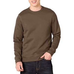 Amazon Essentials Herren Fleece-Sweatshirt mit Rundhalsausschnitt (erhältlich in Big & Tall), Mittel Braun, L Amazon Essentials Herren Fleece-Sweatshirt mit Rundhalsausschnitt (erhältlich in Big & Tall), Mittel Braun, L