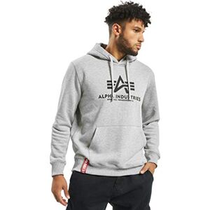 Alpha Herren Basic Hoody Kapuzensweat Für Kapuzenpullover, Grey Heather (178312-17), M EU Alpha Herren Basic Hoody Kapuzensweat Für Kapuzenpullover, Grey Heather (178312-17), M EU