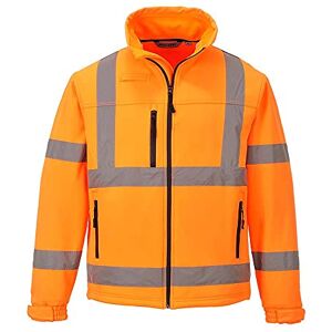 Portwest Klassische Hi-Vis Softshell-Jacke (3L), Größe: XXL, Farbe: Orange, S424ORRXXL Portwest Klassische Hi-Vis Softshell-Jacke (3L), Größe: XXL, Farbe: Orange, S424ORRXXL