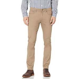 Amazon Essentials Herren 5-Pocket-Stretch-Twillhose, Skinny-Passform, Khakibraun, 32W / 34L Amazon Essentials Herren 5-Pocket-Stretch-Twillhose, Skinny-Passform, Khakibraun, 32W / 34L