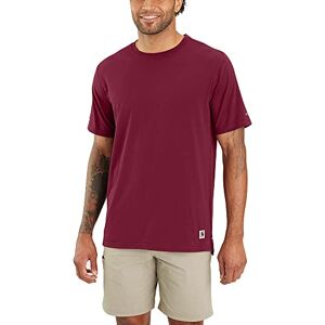 Carhartt Lwd Kurzarm-T-Shirt mit lockerer Passform für Herren Rot L Carhartt Lwd Kurzarm-T-Shirt mit lockerer Passform für Herren Rot L