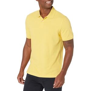 Amazon Essentials Herren Piqué-Poloshirt aus Baumwolle, Schmale Passform, Gelb, L Amazon Essentials Herren Piqué-Poloshirt aus Baumwolle, Schmale Passform, Gelb, L