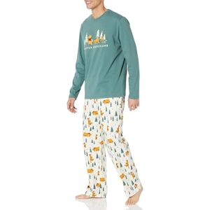 Amazon Essentials Disney Marvel Star Wars Herren Schlafanzug-Schlaf-Sets Flanell, Pooh Holiday Forest Mens, XS Amazon Essentials Disney Marvel Star Wars Herren Schlafanzug-Schlaf-Sets Flanell, Pooh Holiday Forest Mens, XS