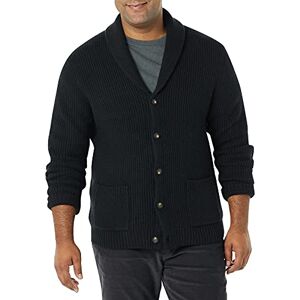 Amazon Essentials Herren Langärmliger Soft-Touch-Cardigan mit Schalkragen, Schwarz, M Amazon Essentials Herren Langärmliger Soft-Touch-Cardigan mit Schalkragen, Schwarz, M
