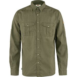 Fjällräven Herren Övik Travel LS Hemd, Green, M Fjällräven Herren Övik Travel LS Hemd, Green, M