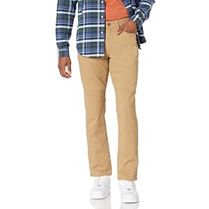 Amazon Essentials Herren 5-Pocket-Stretch-Twillhose, Schlanke Passform, Dunkles Khakibraun, 30W / 32L Amazon Essentials Herren 5-Pocket-Stretch-Twillhose, Schlanke Passform, Dunkles Khakibraun, 30W / 32L