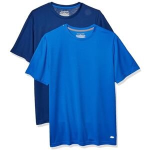 Amazon Essentials Herren Active Performance T-Shirt aus Tech-Stretch (Erhältlich In Big & Tall), 2er-Pack, Königsblau/Marineblau, 5XL Große Größen Amazon Essentials Herren Active Performance T-Shirt aus Tech-Stretch (Erhältlich In Big & Tall), 2er-Pack, Königsblau/Marineblau, 5XL Große Größen