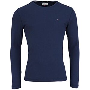 Tommy Jeans Herren Tjm Original Rib Longsleeve Tee Dm0dm04409 Langarm Strickoberteile, Blau, XS EU Tommy Jeans Herren Tjm Original Rib Longsleeve Tee Dm0dm04409 Langarm Strickoberteile, Blau, XS EU