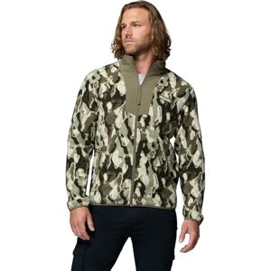 Columbia Herren Sequoia Grove Printed Full Zip Full Zip Fleecejacke, Stone Green Treebark, M Columbia Herren Sequoia Grove Printed Full Zip Full Zip Fleecejacke, Stone Green Treebark, M