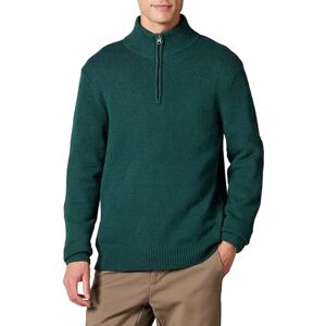 Amazon Essentials Herren Soft-Touch-Pullover mit Viertelreißverschluss und Langen Ärmeln, Tannengrün, M Amazon Essentials Herren Soft-Touch-Pullover mit Viertelreißverschluss und Langen Ärmeln, Tannengrün, M