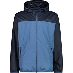 CMP Regenjacke für Herren mit Kapuze, Staubiges Blau, 54 CMP Regenjacke für Herren mit Kapuze, Staubiges Blau, 54
