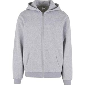 Urban Classics Herren Tb7284-fluffy Zip Hoody Sweatshirt, Heathergrey, S EU Urban Classics Herren Tb7284-fluffy Zip Hoody Sweatshirt, Heathergrey, S EU