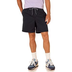 Amazon Essentials Herren Relaxed-Fit-Wandershorts mit Kordelzug, 20cm (in Übergröße erhältlich), Schwarz, S Amazon Essentials Herren Relaxed-Fit-Wandershorts mit Kordelzug, 20cm (in Übergröße erhältlich), Schwarz, S