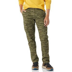 Amazon Essentials Herren Gerade geschnittene Stretch-Cargohose (erhältlich in Big & Tall), Olivgrün Camouflagedesign, 36W / 32L Amazon Essentials Herren Gerade geschnittene Stretch-Cargohose (erhältlich in Big & Tall), Olivgrün Camouflagedesign, 36W / 32L