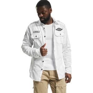 Brandit Luis Vintage Shirt Long Sleeve, Farbe: White, Größe: XXL Brandit Luis Vintage Shirt Long Sleeve, Farbe: White, Größe: XXL