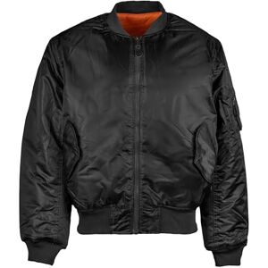 Mil-Tec US Fliegerjacke Typ MA1® PES • Klassische Bomberjacke im US Air Force Stil • Wendbare Pilotenjacke • Übergangsjacke Herren aus Polyester • Windfeste Outdoorjacke • Schwarz, S Mil-Tec US Fliegerjacke Typ MA1® PES • Klassische Bomberjacke im US Air Force Stil • Wendbare Pilotenjacke • Übergangsjacke Herren aus Polyester • Windfeste Outdoorjacke • Schwarz, S