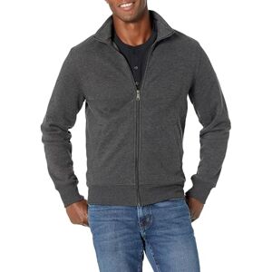 Amazon Essentials Men's Full-Zip Fleece Mock Neck Sweatshirt Sweater, -Charcoal Heather, X-Large Amazon Essentials Men's Full-Zip Fleece Mock Neck Sweatshirt Sweater, -Charcoal Heather, X-Large